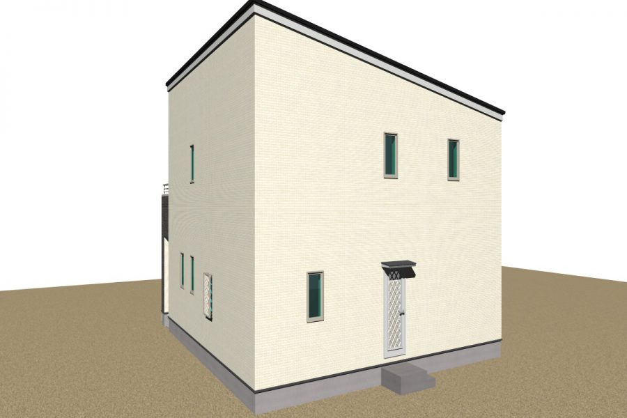 北東面（パース図）