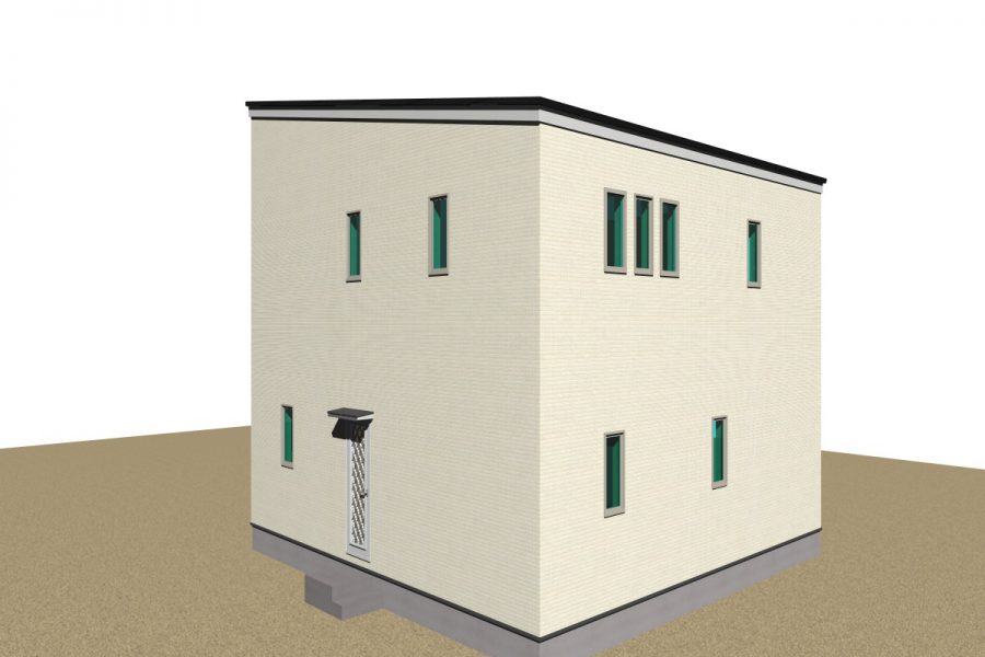 北西面（パース図）