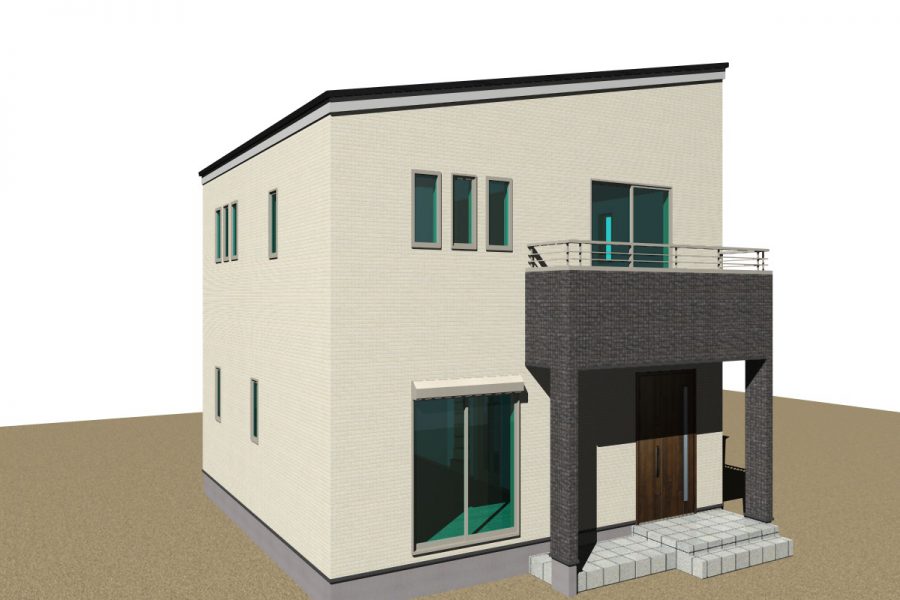 南西面（パース図）