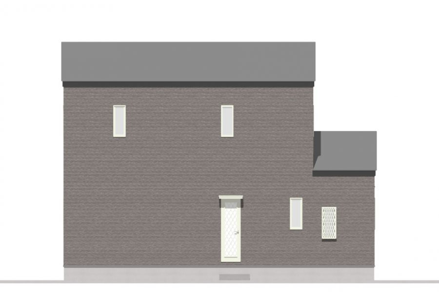 北面（立面図）