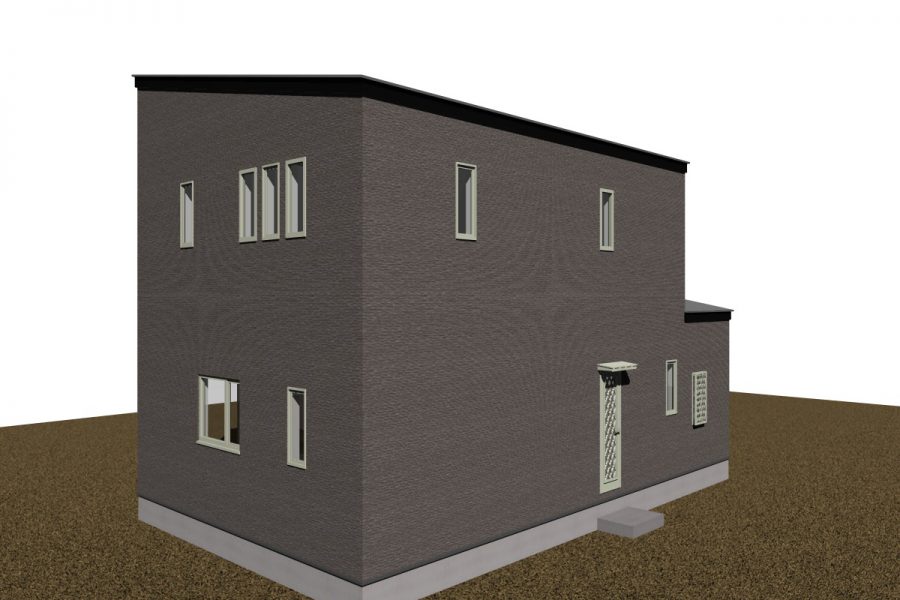 北東面（パース図）