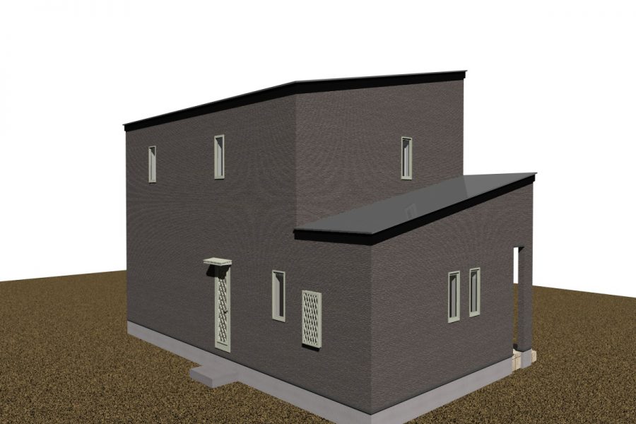 北西面（パース図）