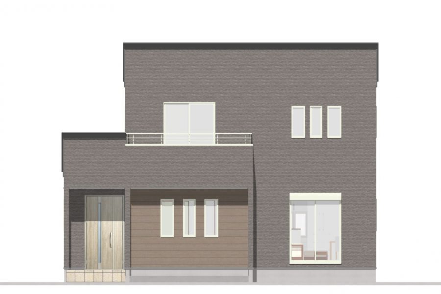 南面（立面図）