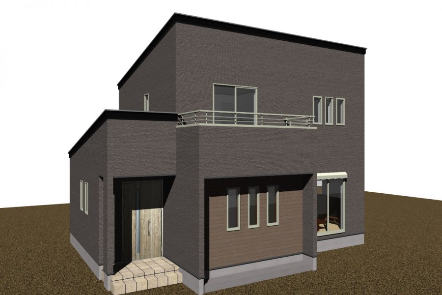 南西面（パース図）