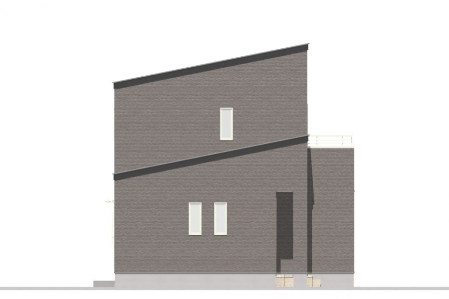 西面（立面図）