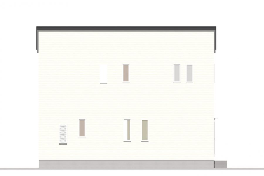 北面（立面図）