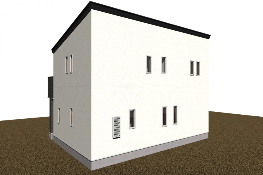 北東面（パース図）