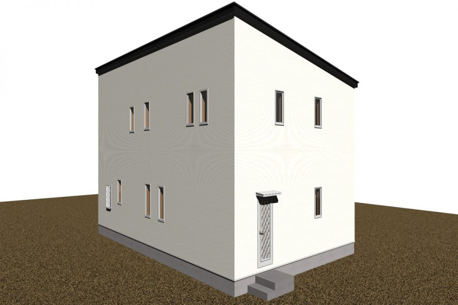 北西面（パース図）
