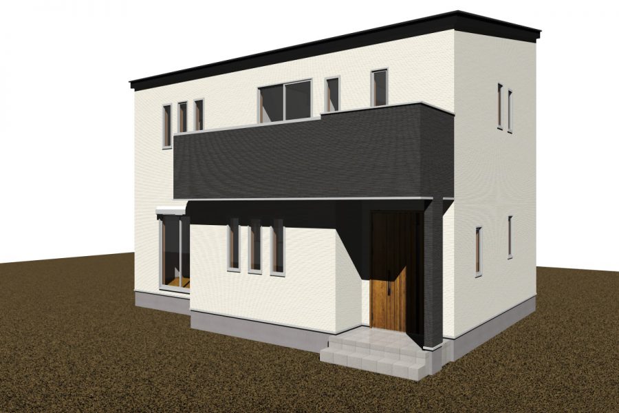 南東面（パース図）