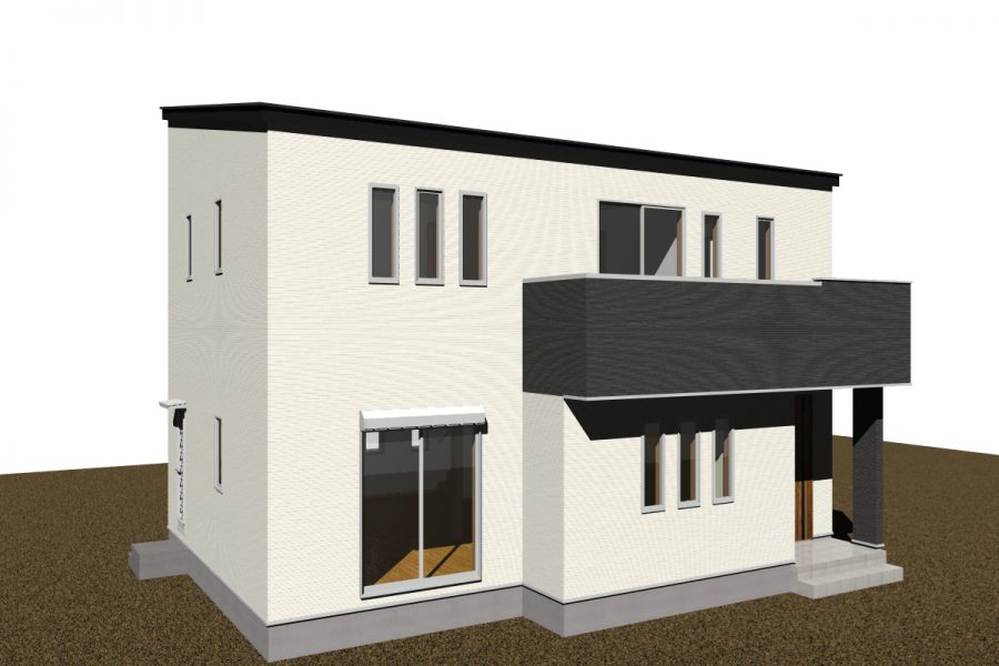 南西面（パース図）