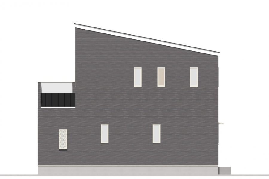 北面（立面図）