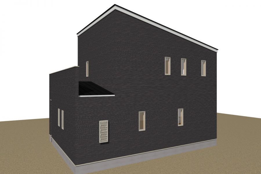 北東面（パース図）