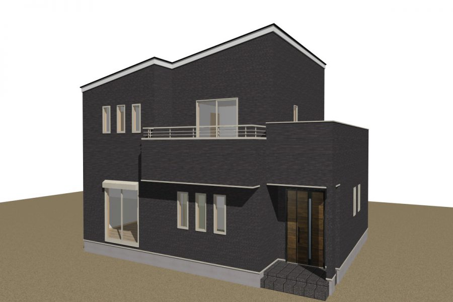 南東面（パース図）