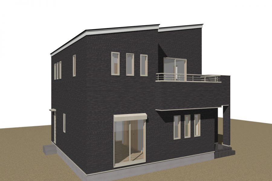 南西面（パース図）