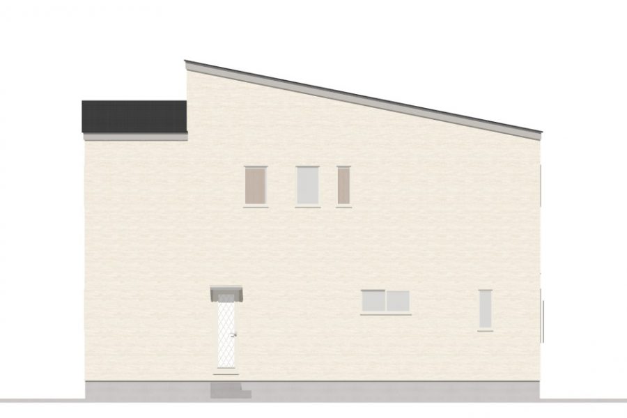 北面（立面図）