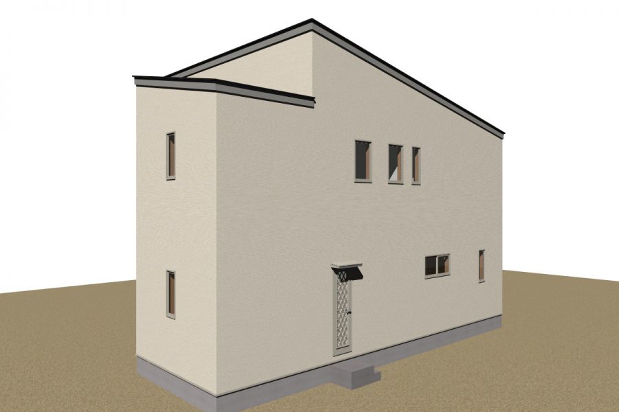 北東面（パース図）