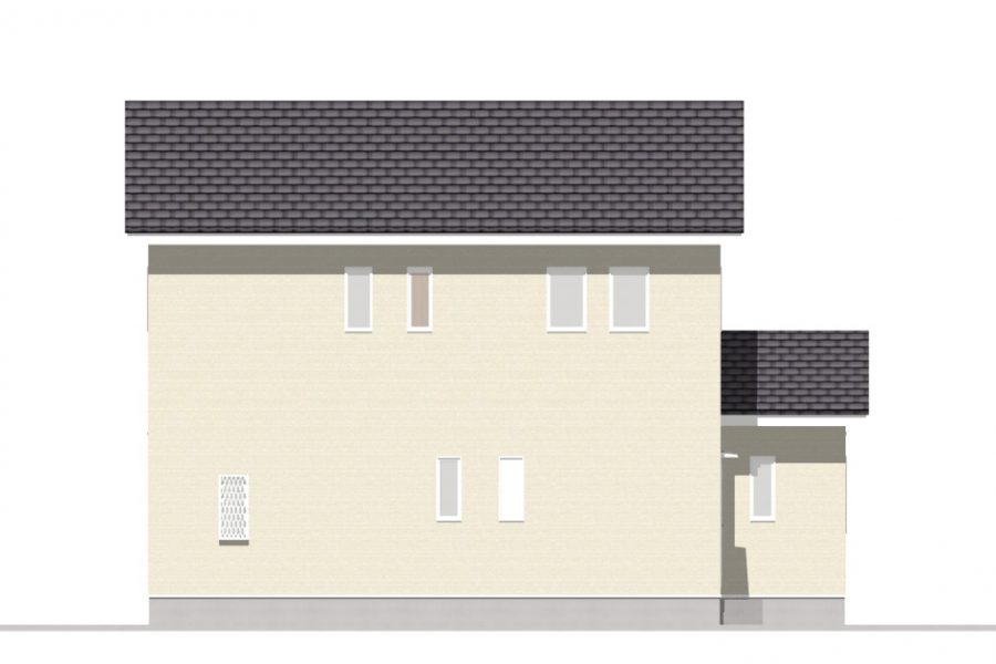 北面（立面図）