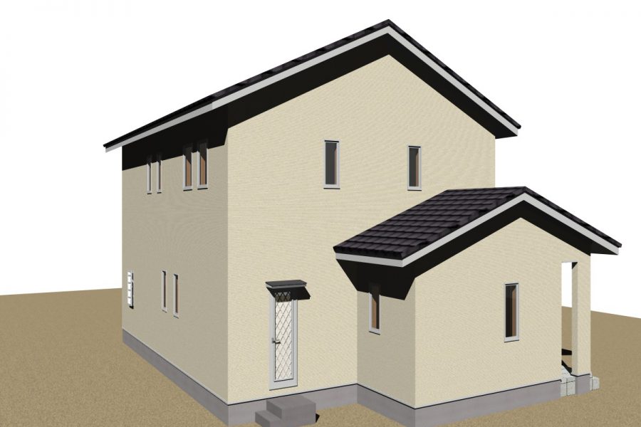 北西面（パース図）