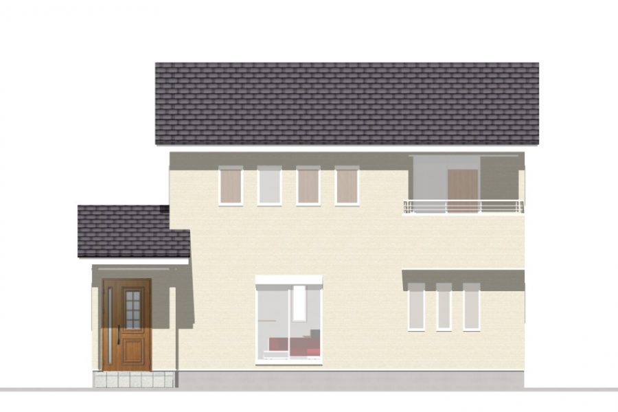 南面（立面図）