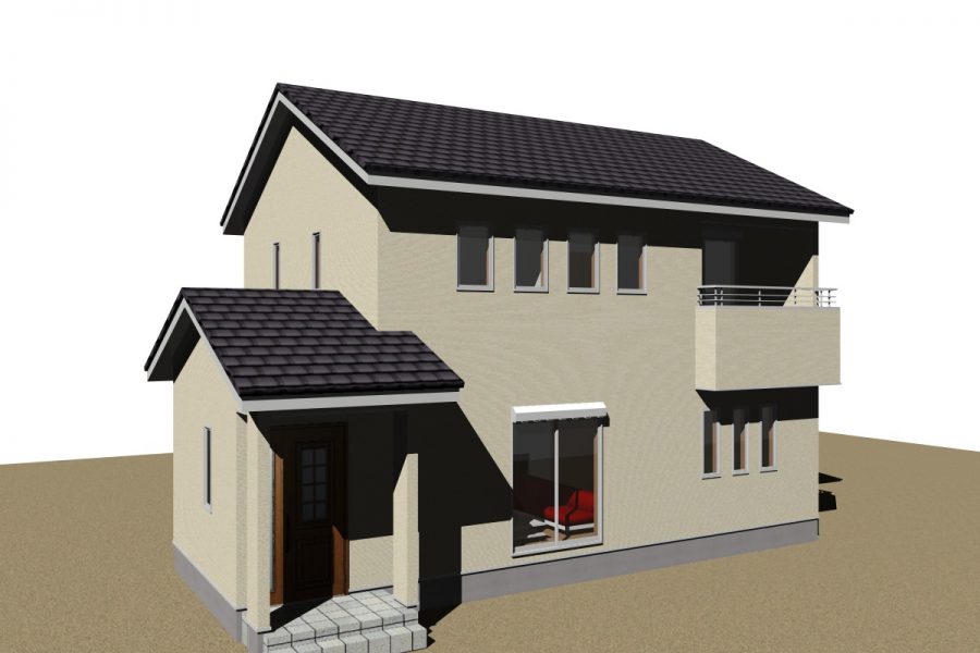 南西面（パース図）