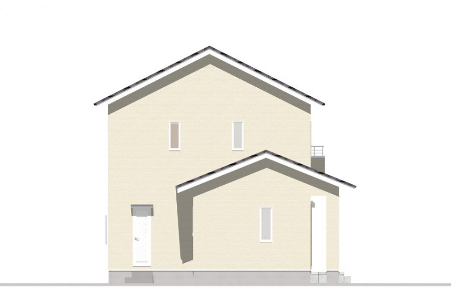 西面（立面図）