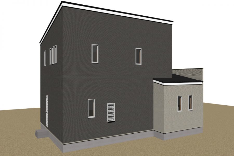 北東面（パース図）