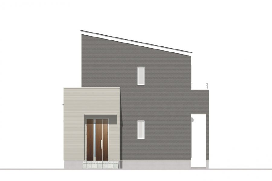 西面（立面図）