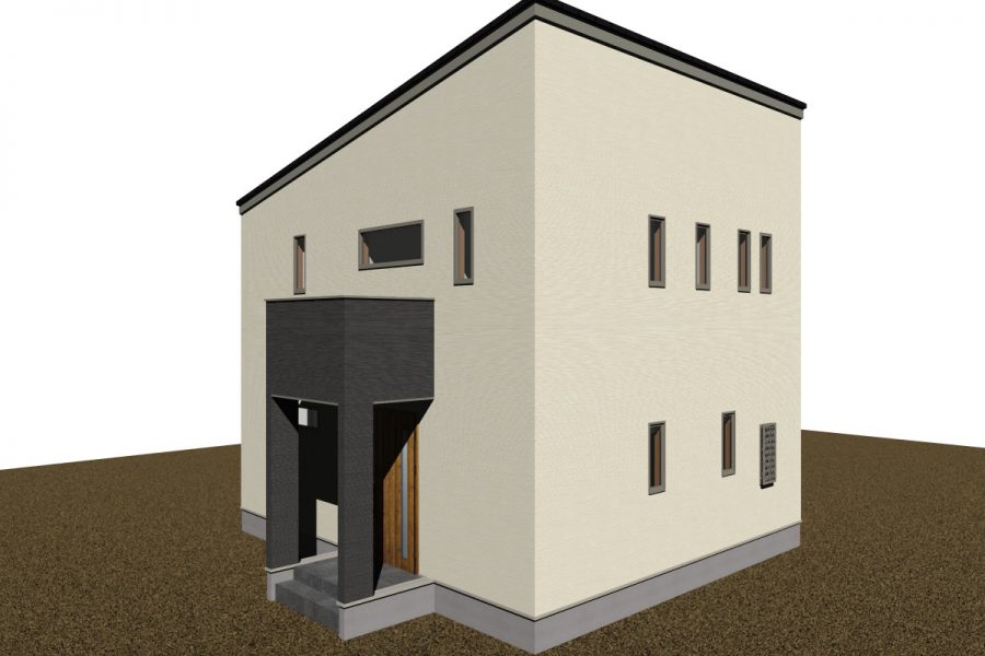 北東面（パース図）