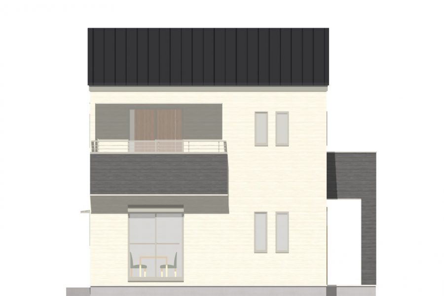 南面（立面図）