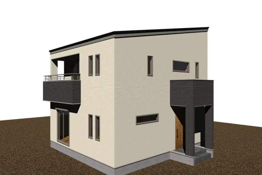 南東面（パース図）