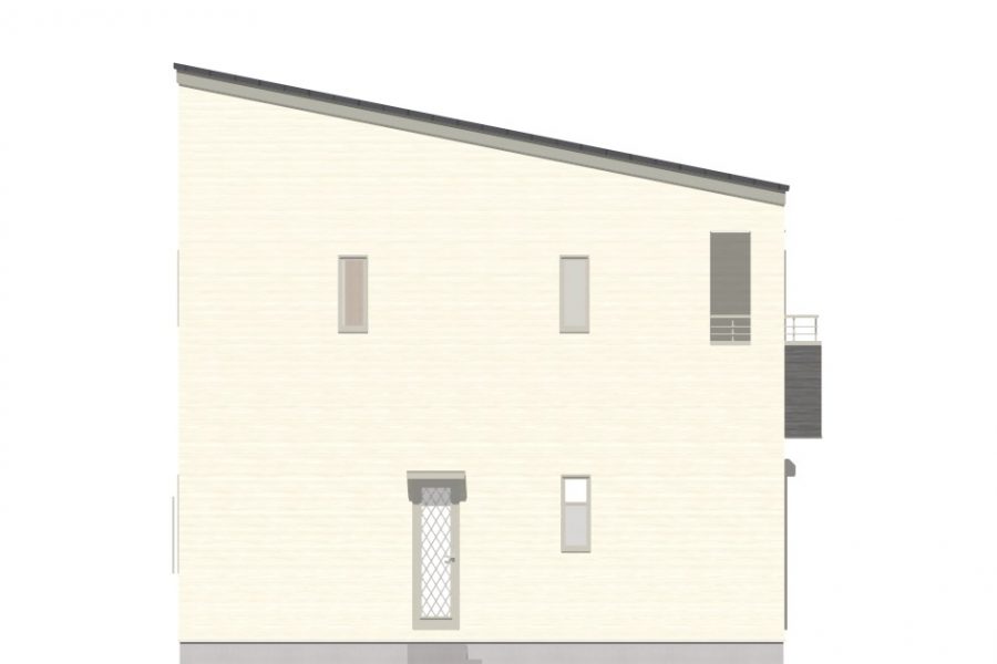 西面（立面図）