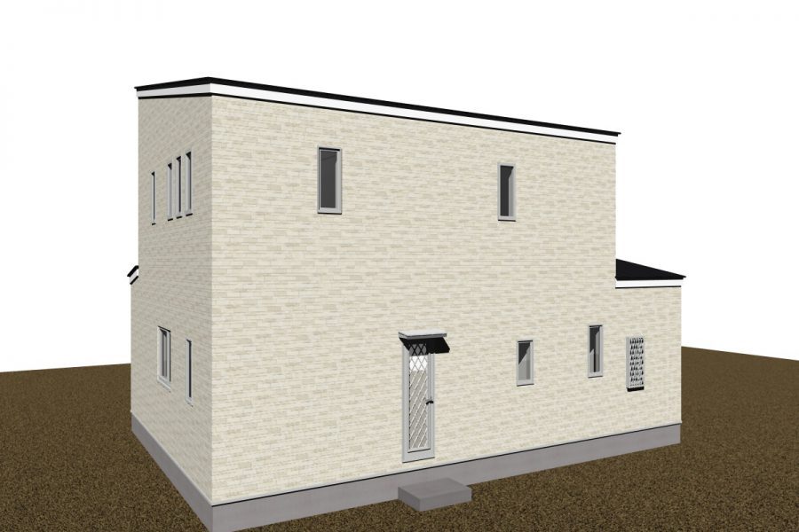 北東面（パース図）