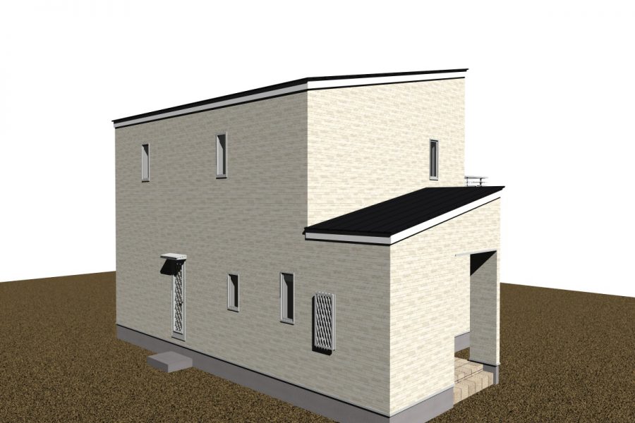北西面（パース図）