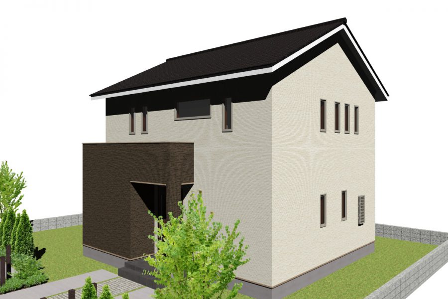 北東面（パース図）