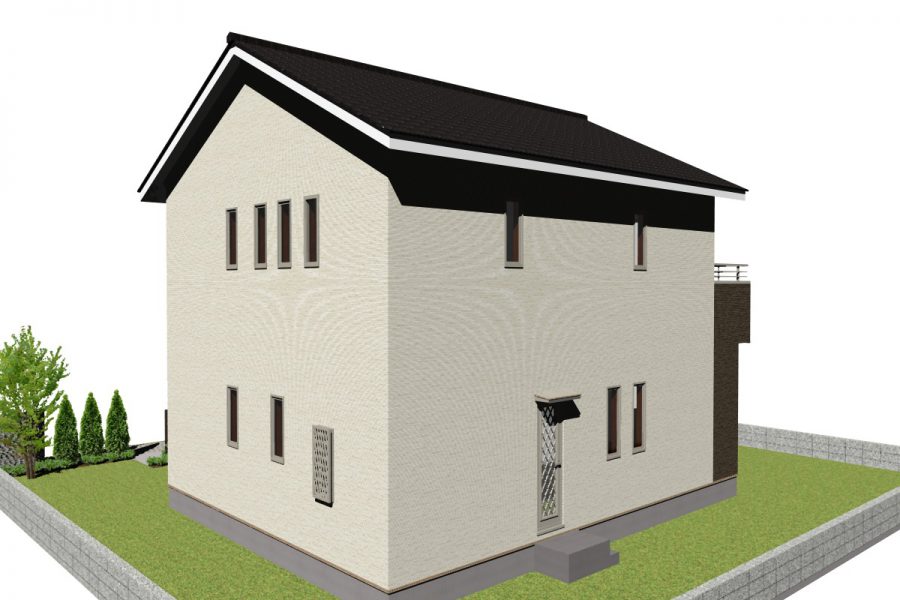 北西面（パース図）