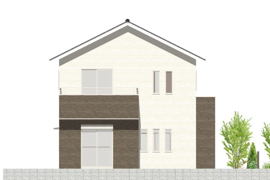 南面（立面図）