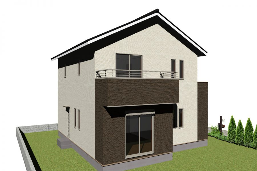 南西面（パース図）