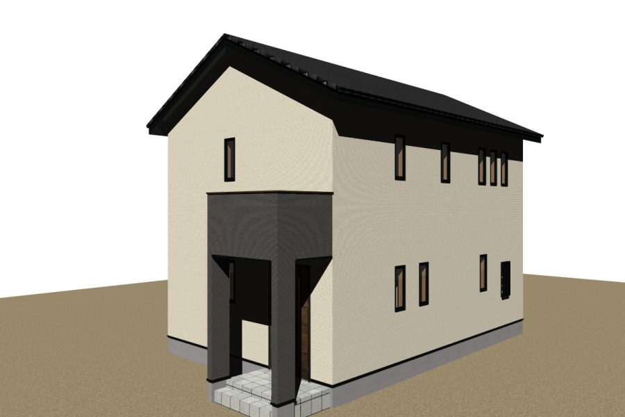 北東面（パース図）