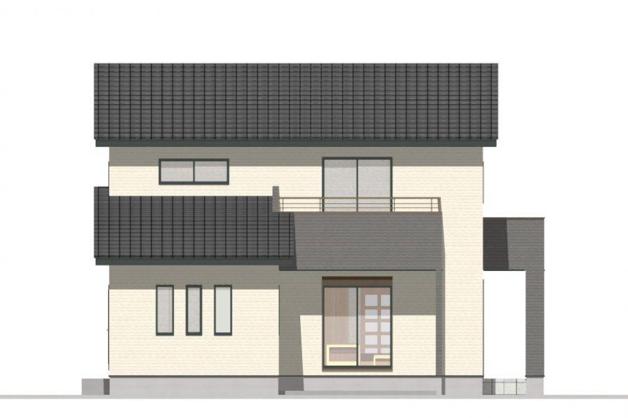 南面（立面図）