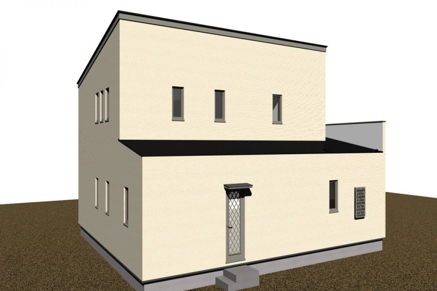 北東面（パース図）