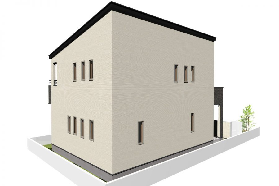 北東面（パース図）