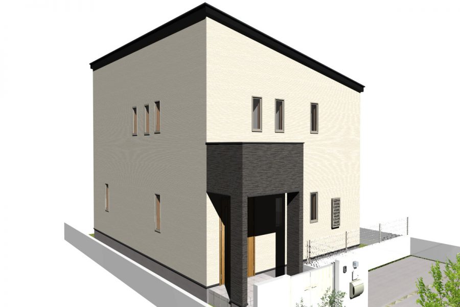 北西面（パース図）