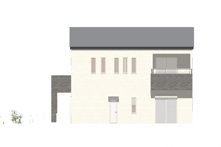 南面（立面図）