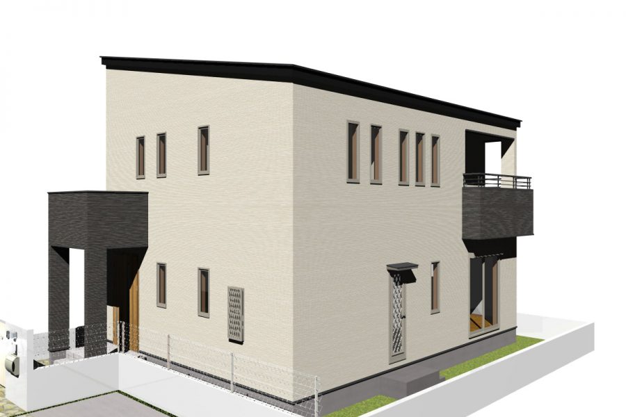 南西面（パース図）