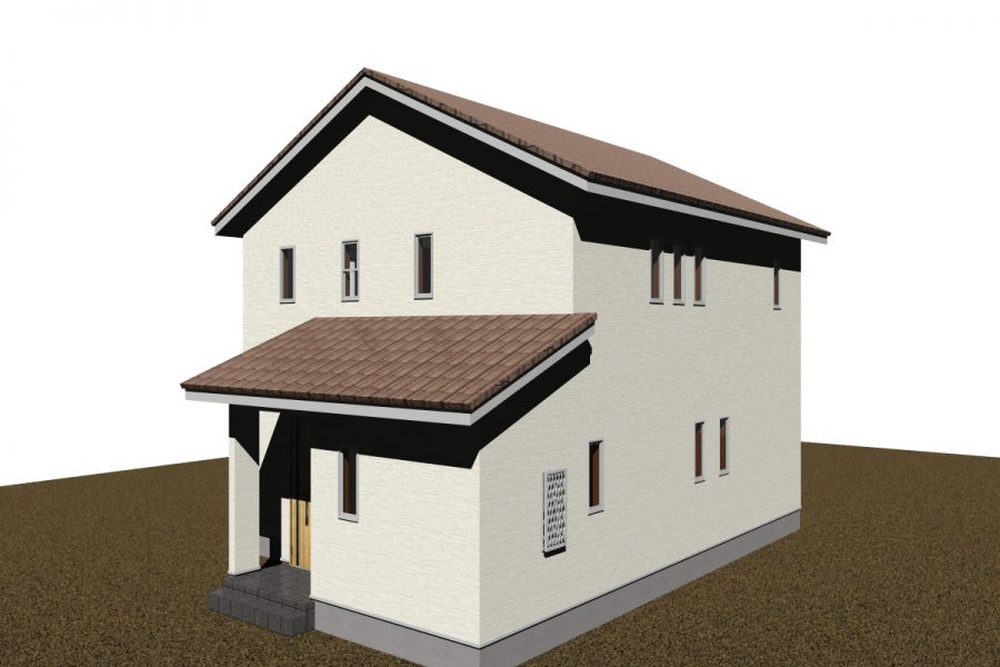 北東面（パース図）