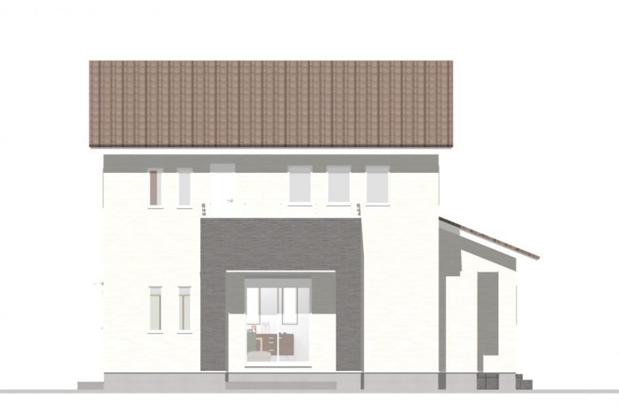 南面（立面図）