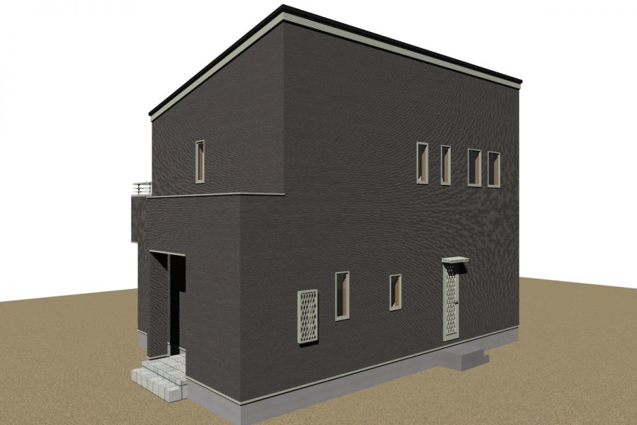 北東面（パース図）