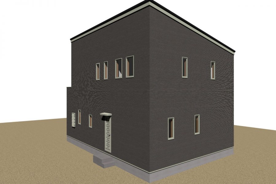 北西面（パース図）