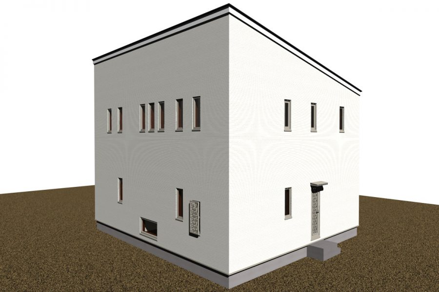 北西面（パース図）