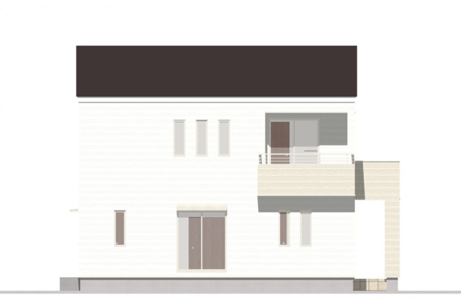 南面（立面図）